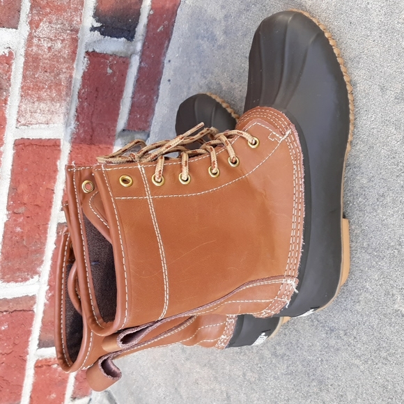 Khombu Sz 6 Letty Lace Up Steel Shank Duck Boots - Picture 7 of 17